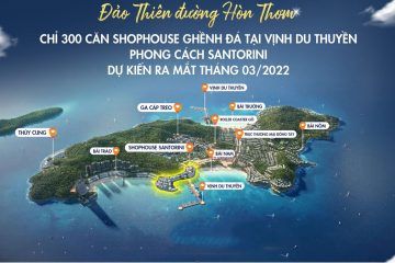 Ra mắt 300 căn shophouse Santorini ghềnh đá tại Đảo Hòn Thơm